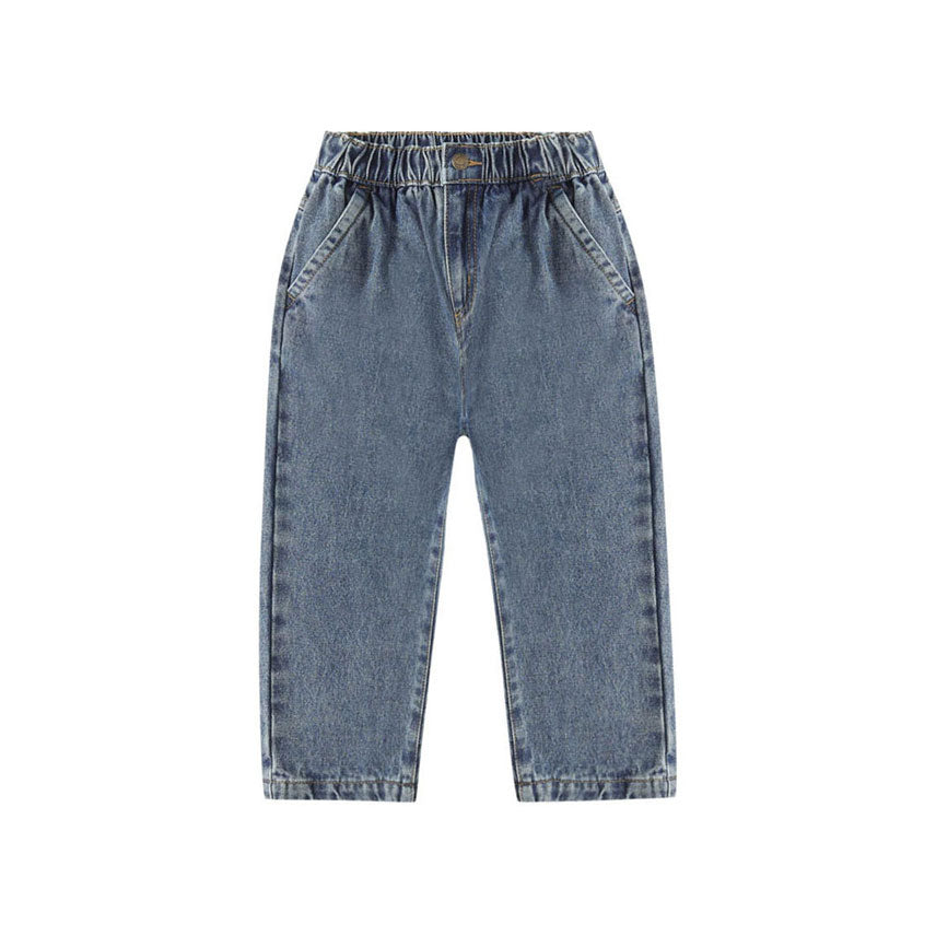 Rylee and Cru Indigo Denim Baggy Pant