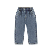 Rylee and Cru Indigo Denim Baggy Pant