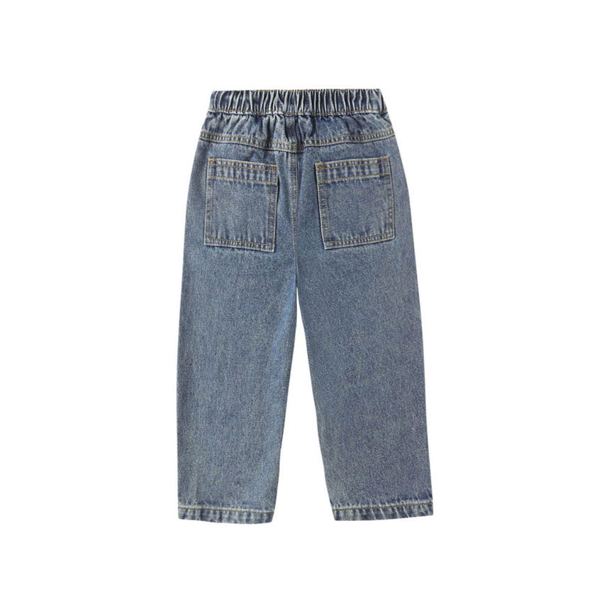 Rylee and Cru Indigo Denim Baggy Pant