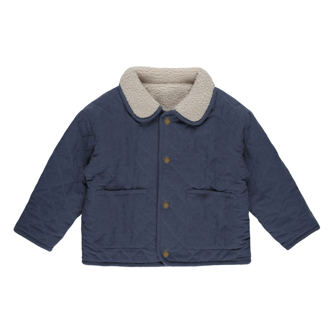 Rylee and Cru Indigo Quilted Winter Coat