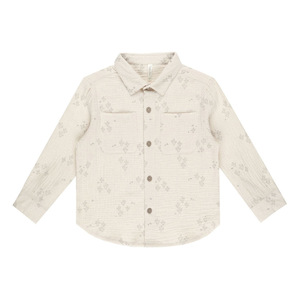 Rylee and Cru Saguaro Collared Long Sleeve Shirt