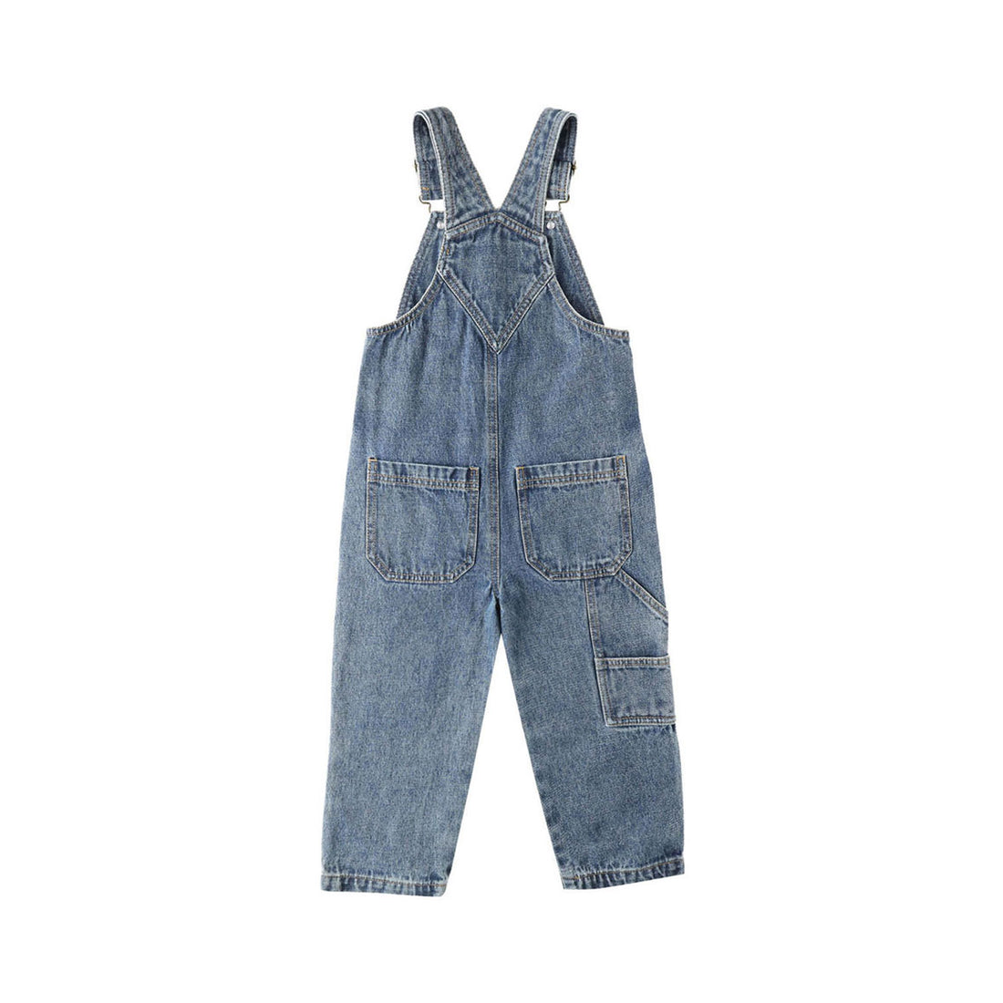 Rylee and Cru Indigo Denim Utility Overall
