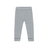 Rylee and Cru Dusty Blue Cuffed Legging