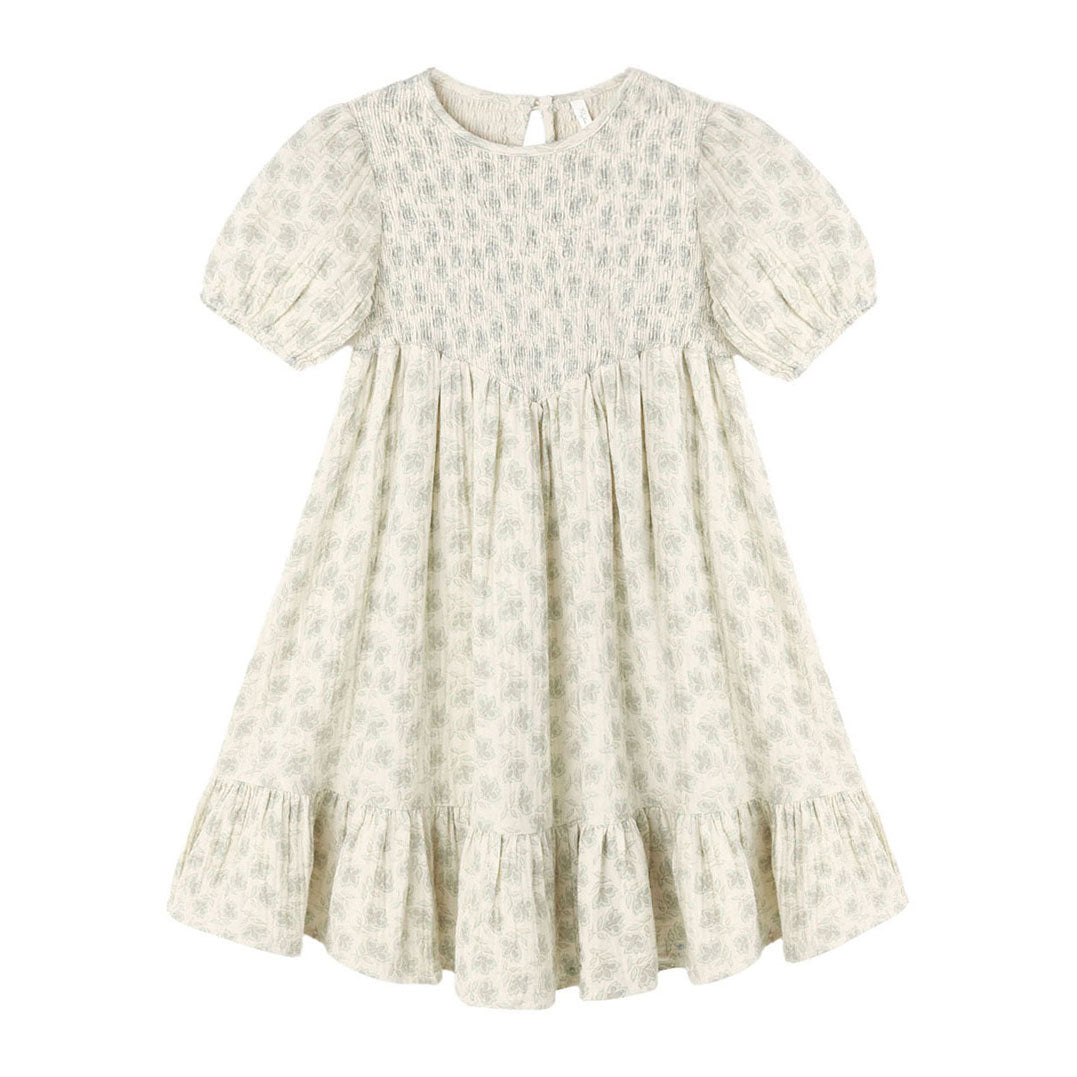 Rylee and Cru Natural Green Iris Lydia Dress