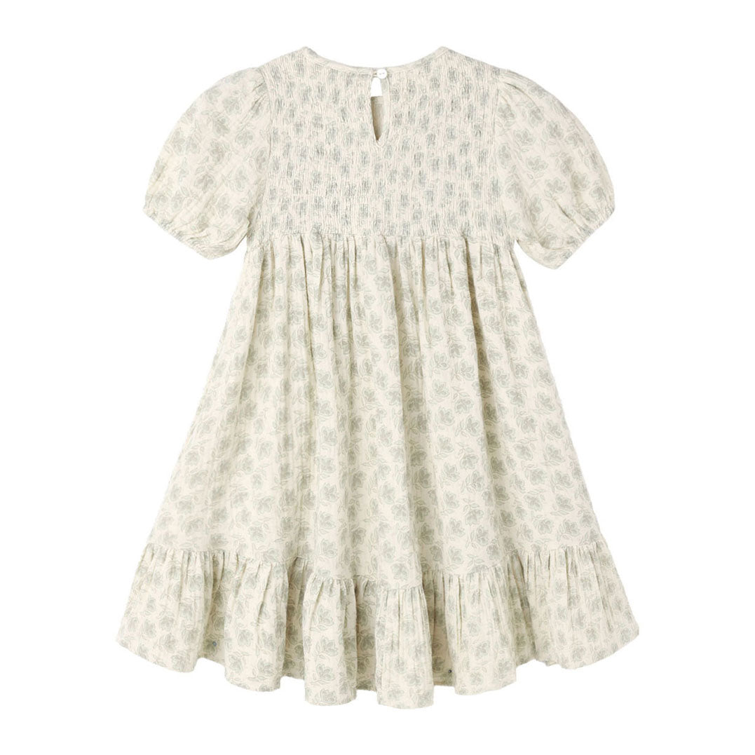 Rylee and Cru Natural Green Iris Lydia Dress