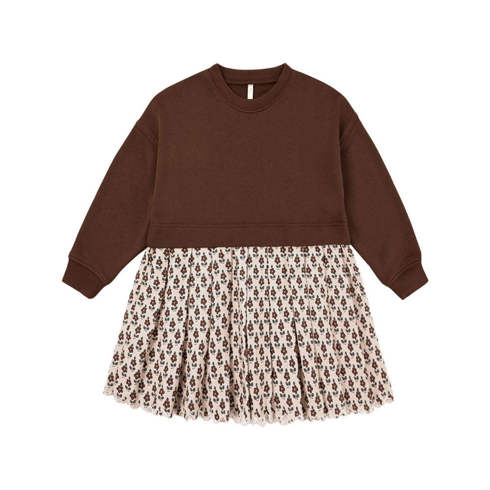Rylee and Cru Vintage Bloom Sweatshirt Dress