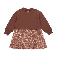 Rylee and Cru Rosette Sweatshirt Dress