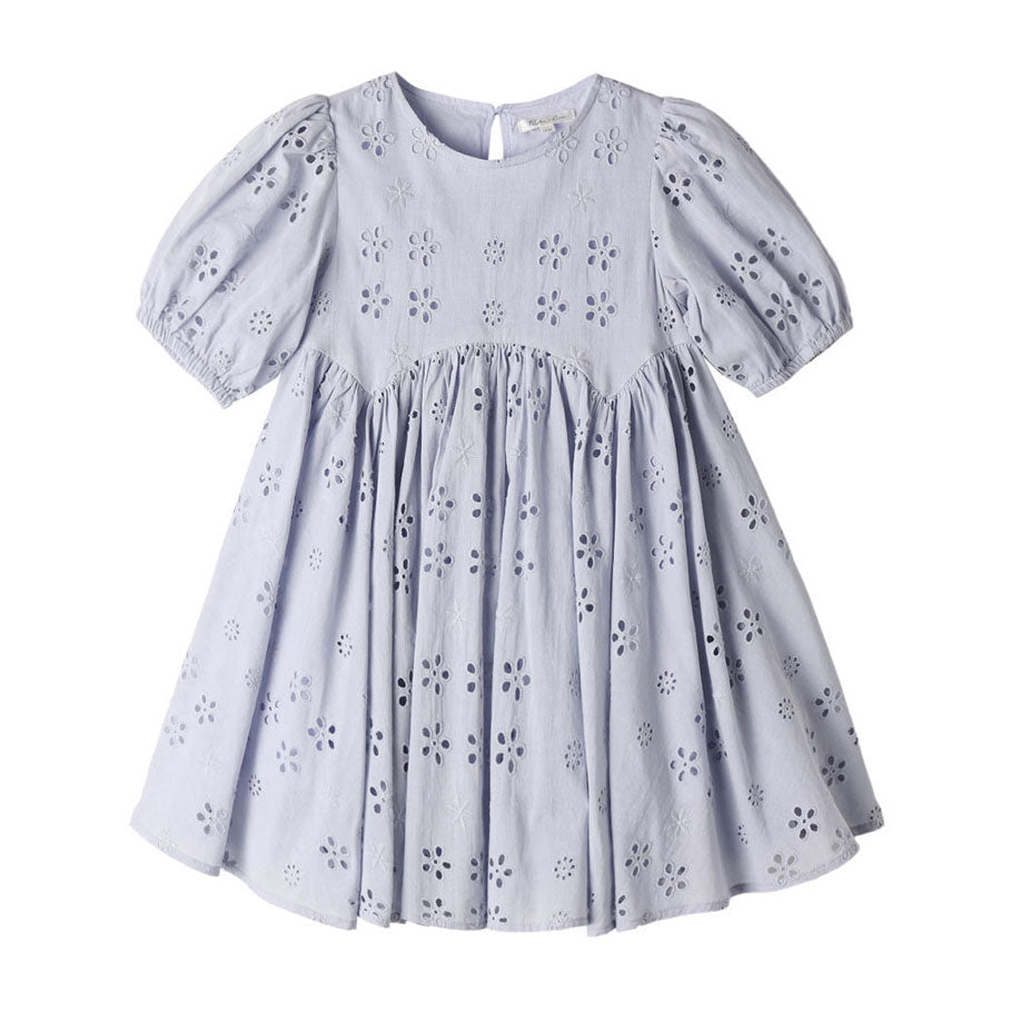 Rylee and Cru  Periwinkle Rose Dress