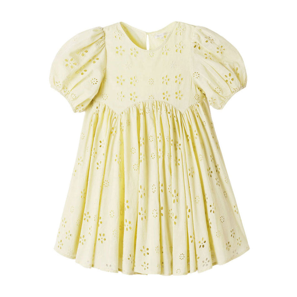 Rylee and Cru  Citron Rose Dress