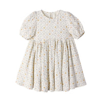 Rylee and Cru  Ivory Nautical Rose Dress