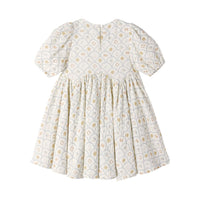 Rylee and Cru  Ivory Nautical Rose Dress