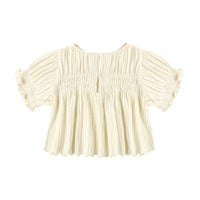 Rylee and Cru  Citron Stripe Colette Top