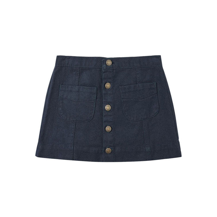 Rylee and Cru Indigo Denim Denver Mini Skirt