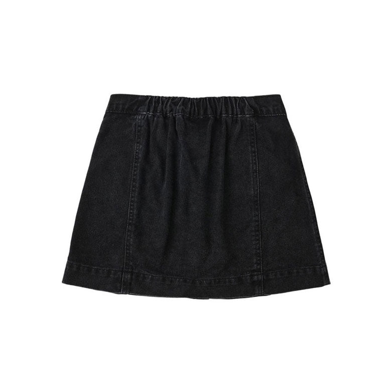 Rylee and Cru Washed Black Denver Mini Skirt