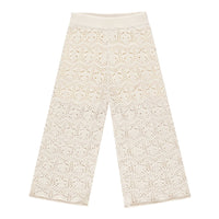 Rylee and Cru Natural Chrochet Knit Pant