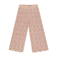 Rylee and Cru Rose Crochet Knit Pant