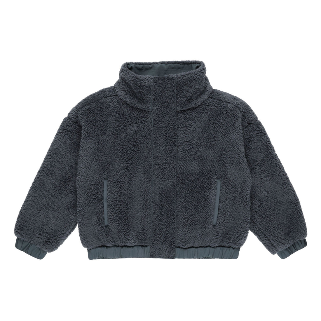 Rylee and Cru Indigo Shearling Jacket