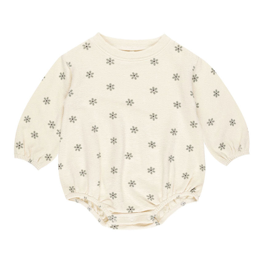Rylee and Cru Daisy Spongey Knit Romper
