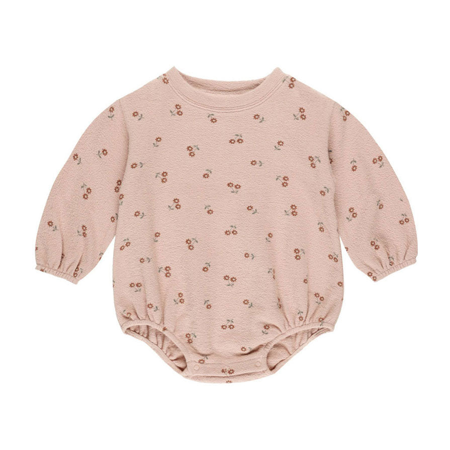Rylee and Cru Blossom Spongey Knit Romper