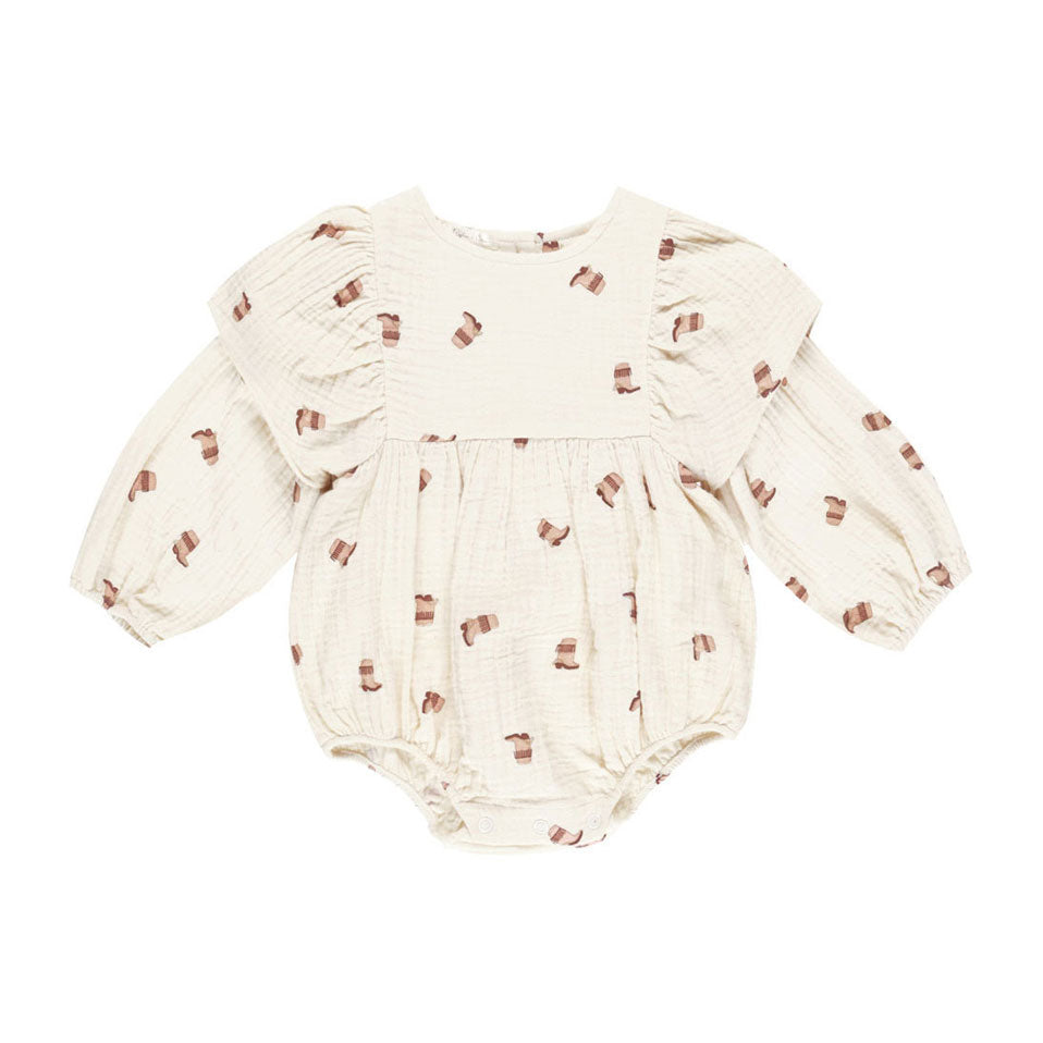 Rylee and Cru Boots Kalea Long Sleeve Romper