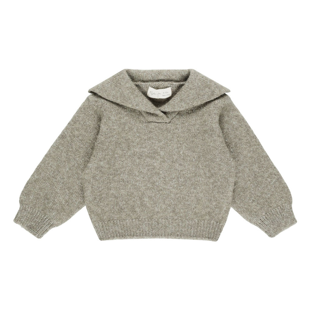 Rylee and Cru Heathered Laurel Cash Pullover
