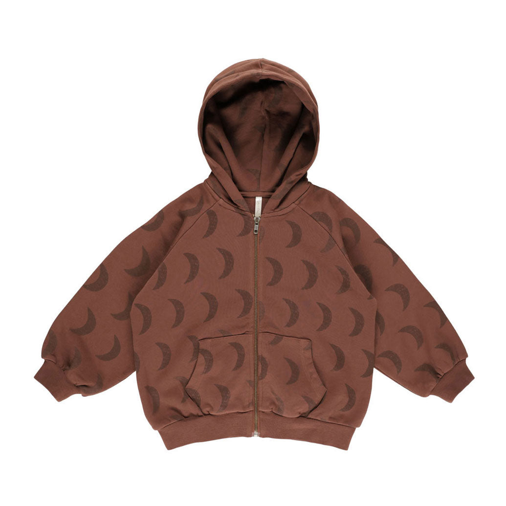Rylee and Cru Moon Zip Up Hoodie