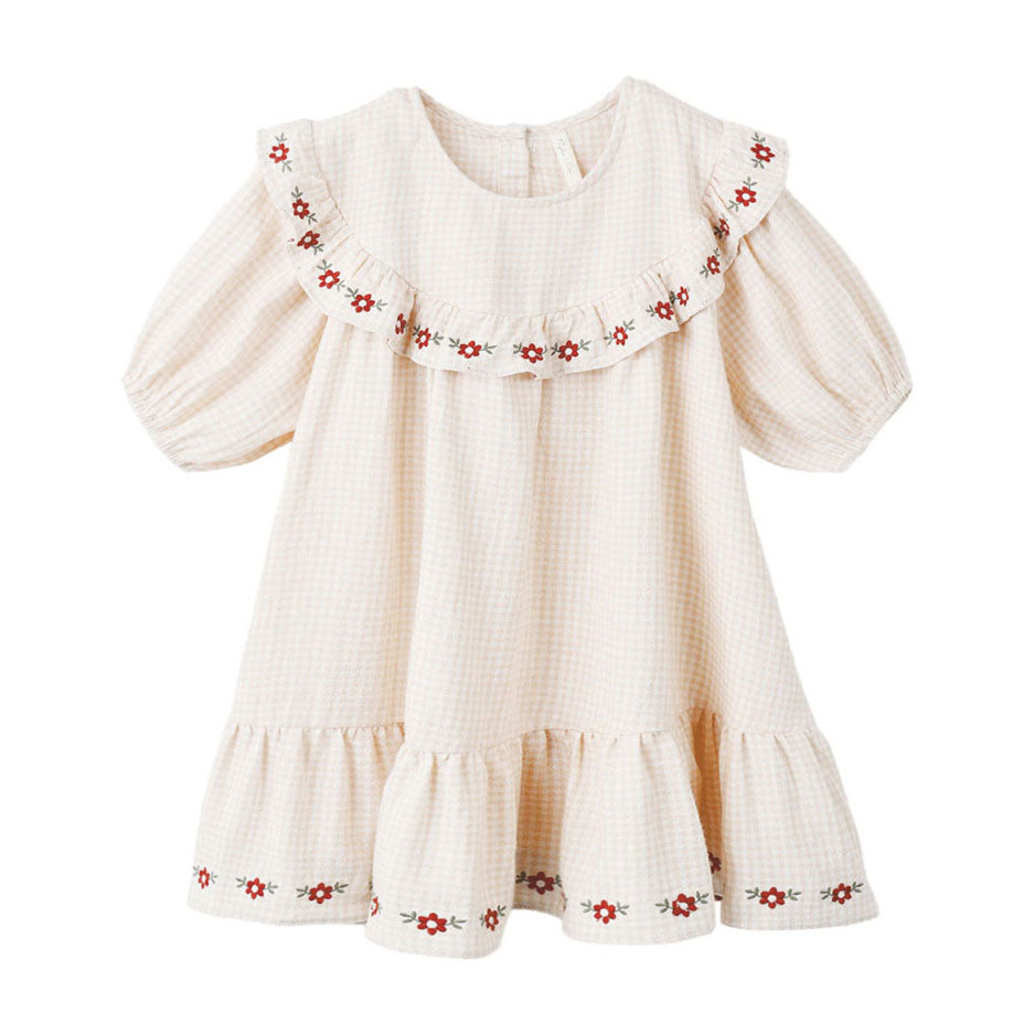 Rylee and Cru Petal Gingham Cordelia Dress