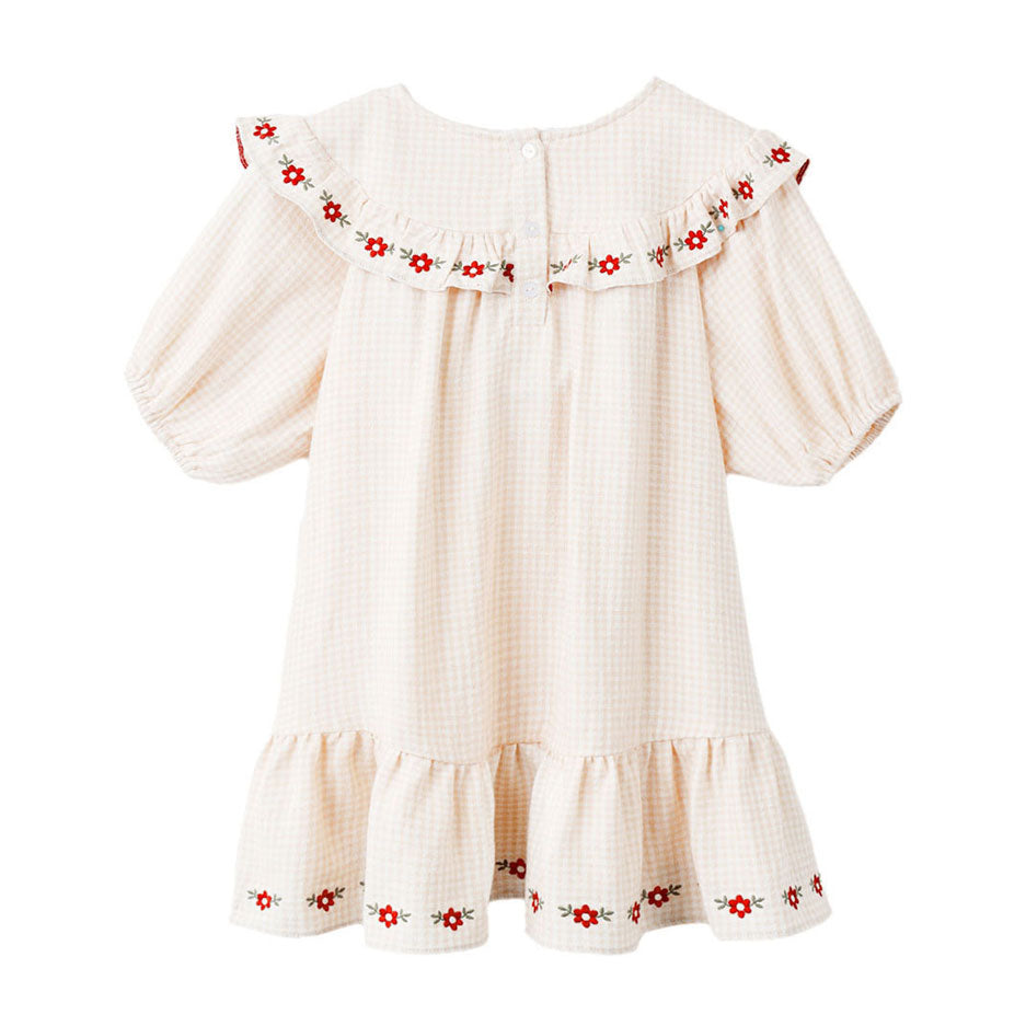 Rylee and Cru Petal Gingham Cordelia Dress