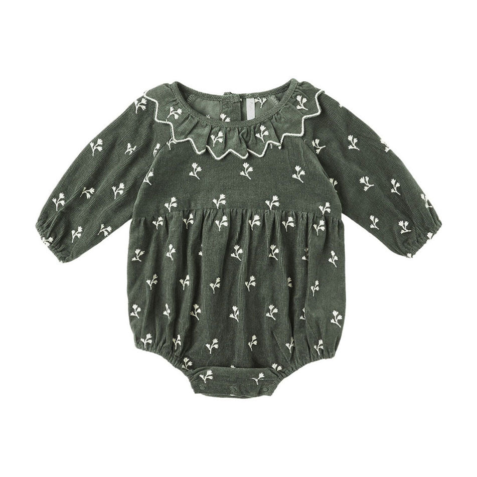 Rylee and Cru Evergreen Blossom Freya Romper