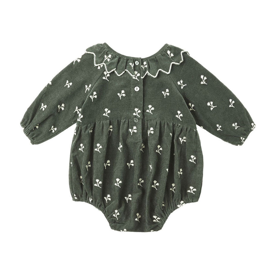 Rylee and Cru Evergreen Blossom Freya Romper