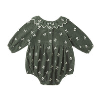 Rylee and Cru Evergreen Blossom Freya Romper