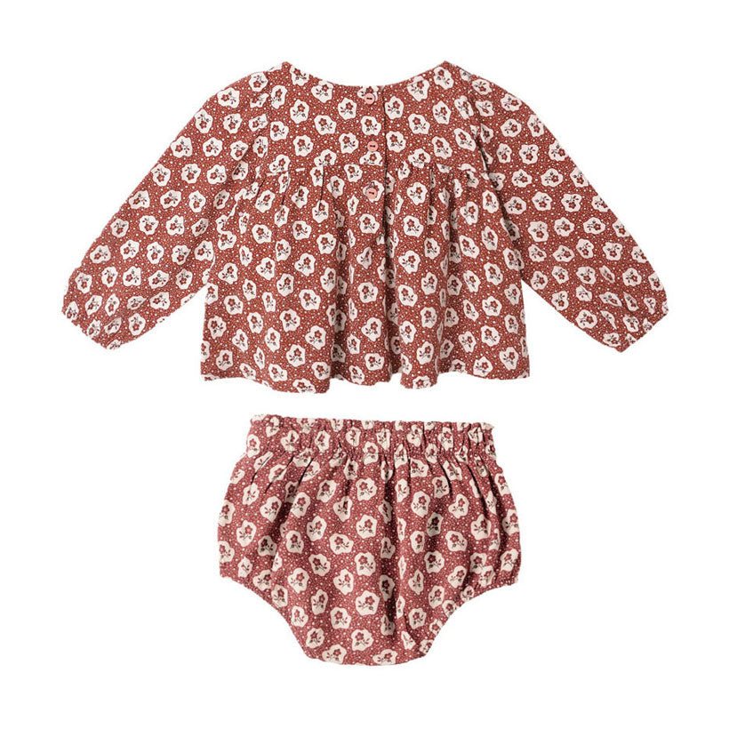 Rylee and Cru Ruby Fleur Sophia Top + Bloomer Set
