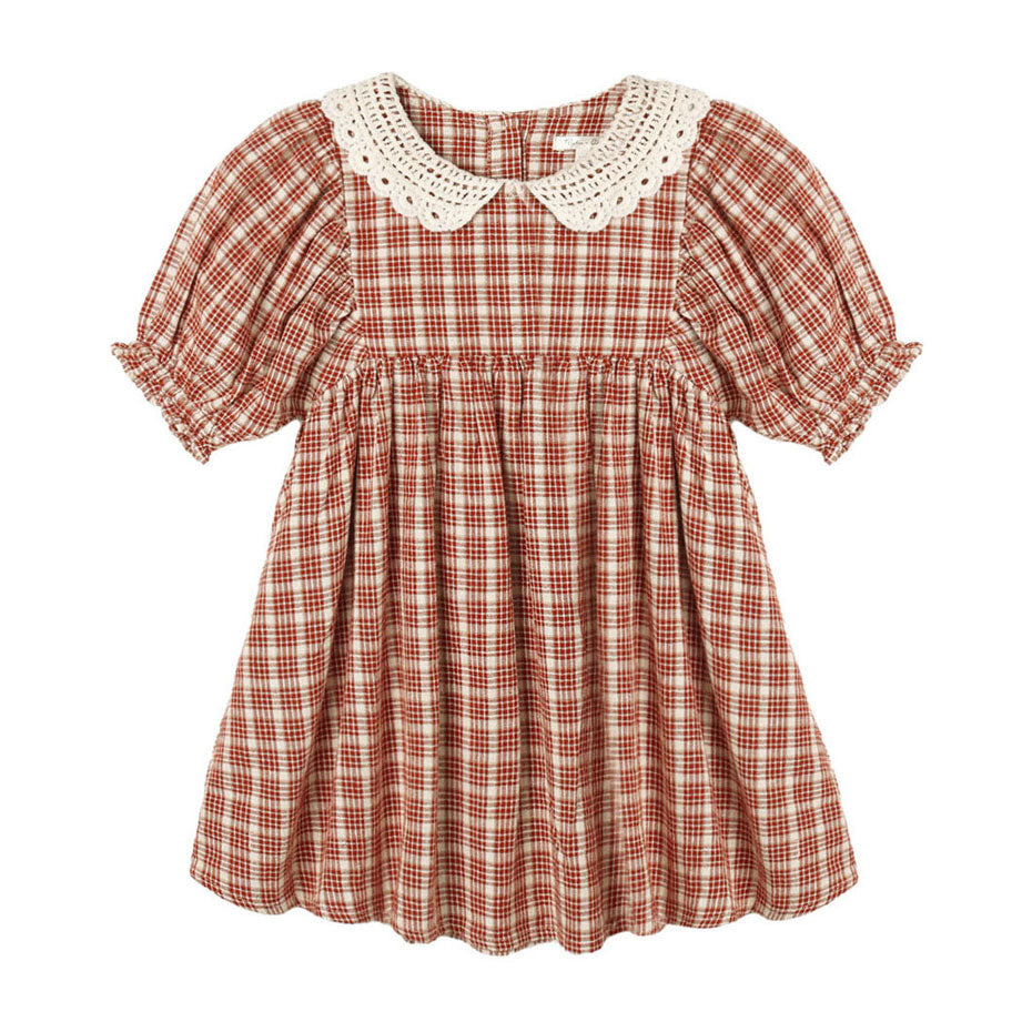 Rylee and Cru Ruby Vintage Plaid Heidi Dress