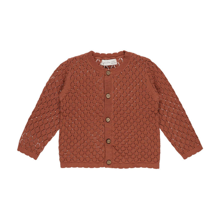 Rylee and Cru Poppy Baby Crochet Cardigan