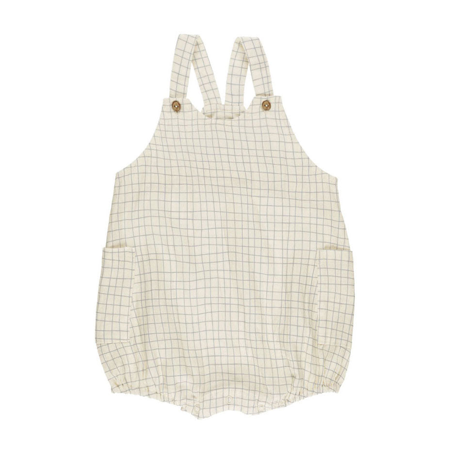 Rylee and Cru Grid Lou Romper