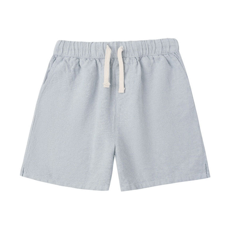Rylee and Cru Heathered Light Blue Perry Short