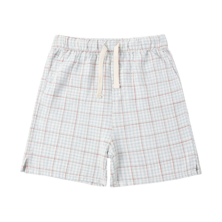 Rylee and Cru Light Blue Plaid Perry Short