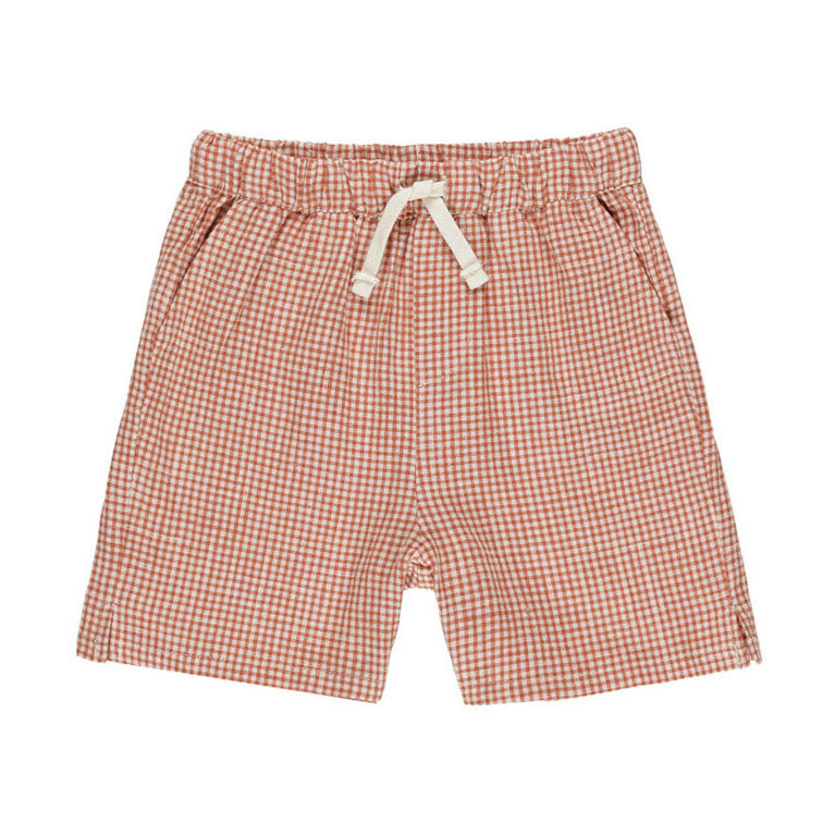 Rylee and Cru Poppy Gingham Perry Short