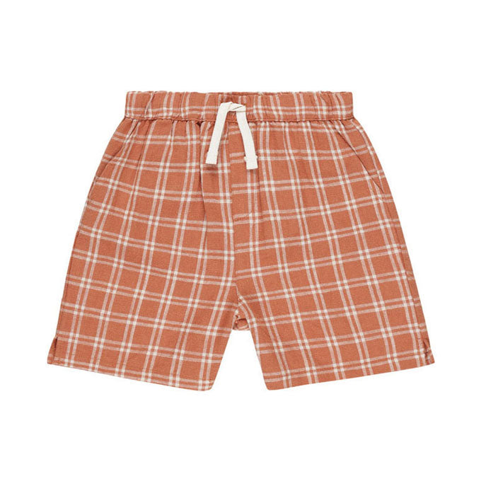 Rylee and Cru Poppy Check Perry Short