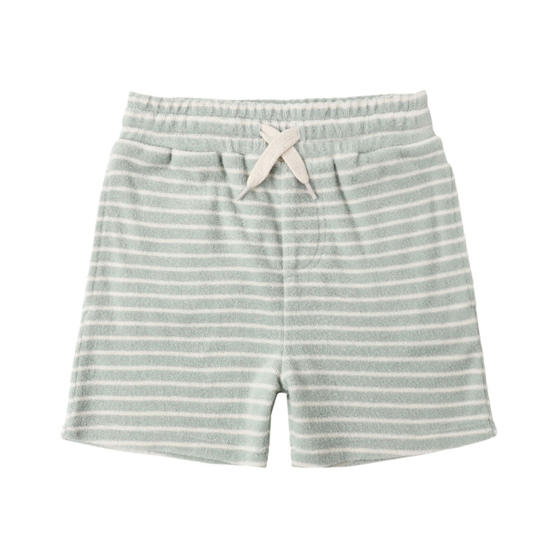 Rylee and Cru  Seafoam Stripe Terry Short