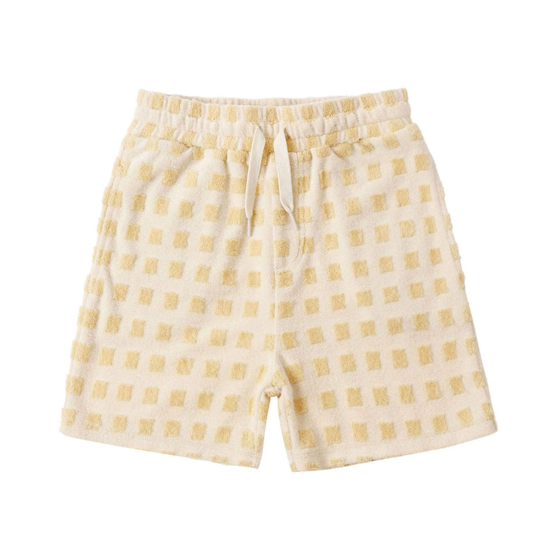 Rylee and Cru  Butterscotch Grid Terry Short