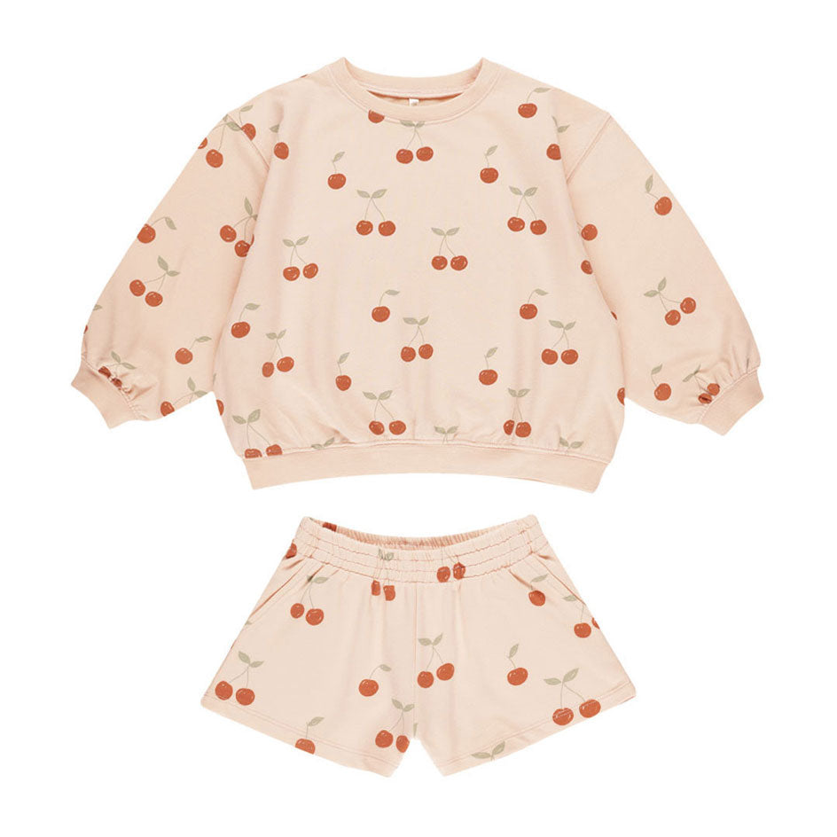 Rylee and Cru Cherries Summer Terry Set