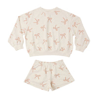 Rylee and Cru Sailor Bows Summer Terry Set