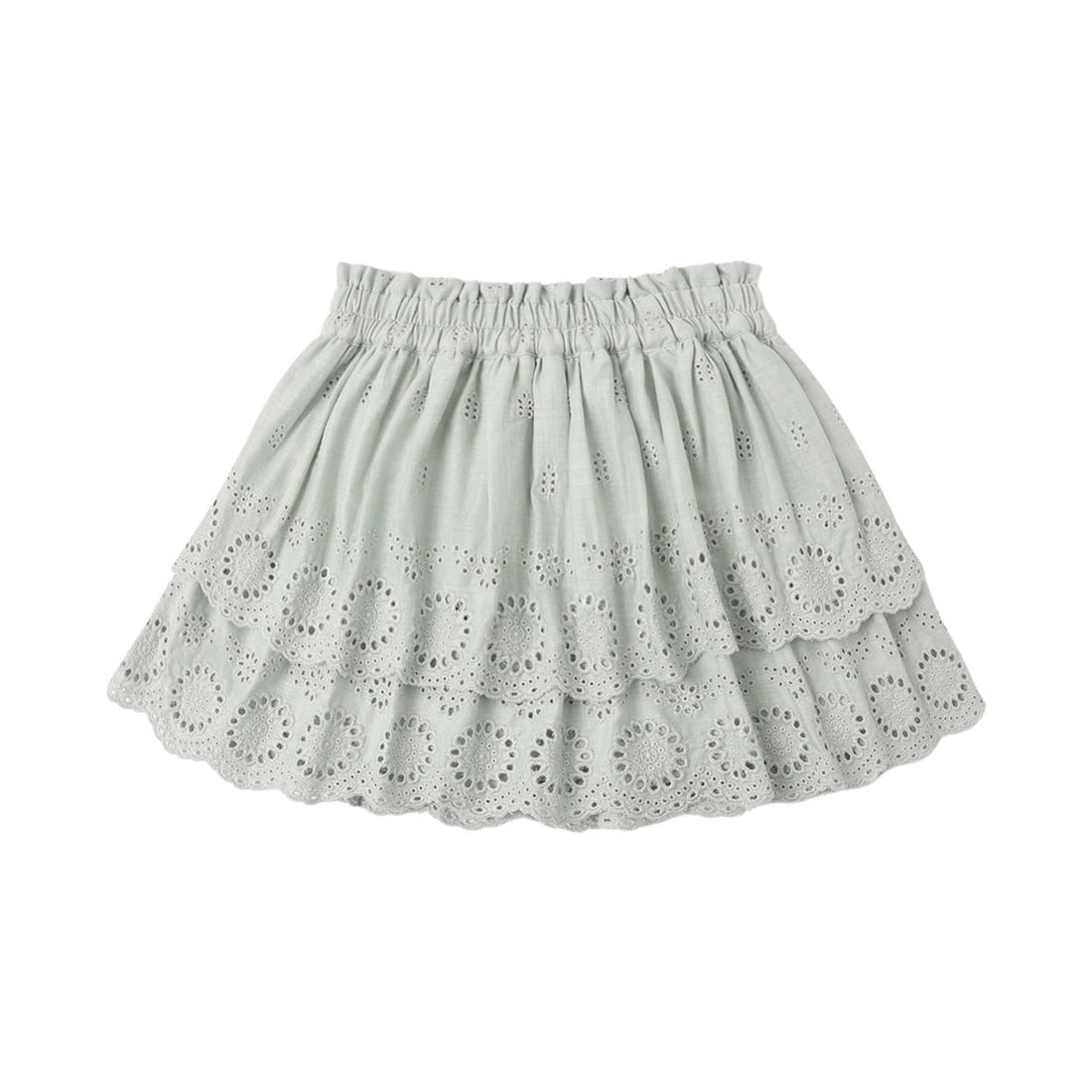 Rylee and Cru  Seafoam Rose Mini Skirt