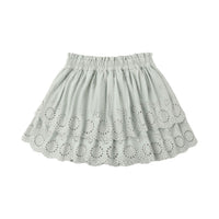 Rylee and Cru  Seafoam Rose Mini Skirt