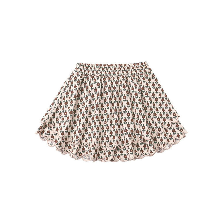 Rylee and Cru Harvest Floral Rose Mini Skirt
