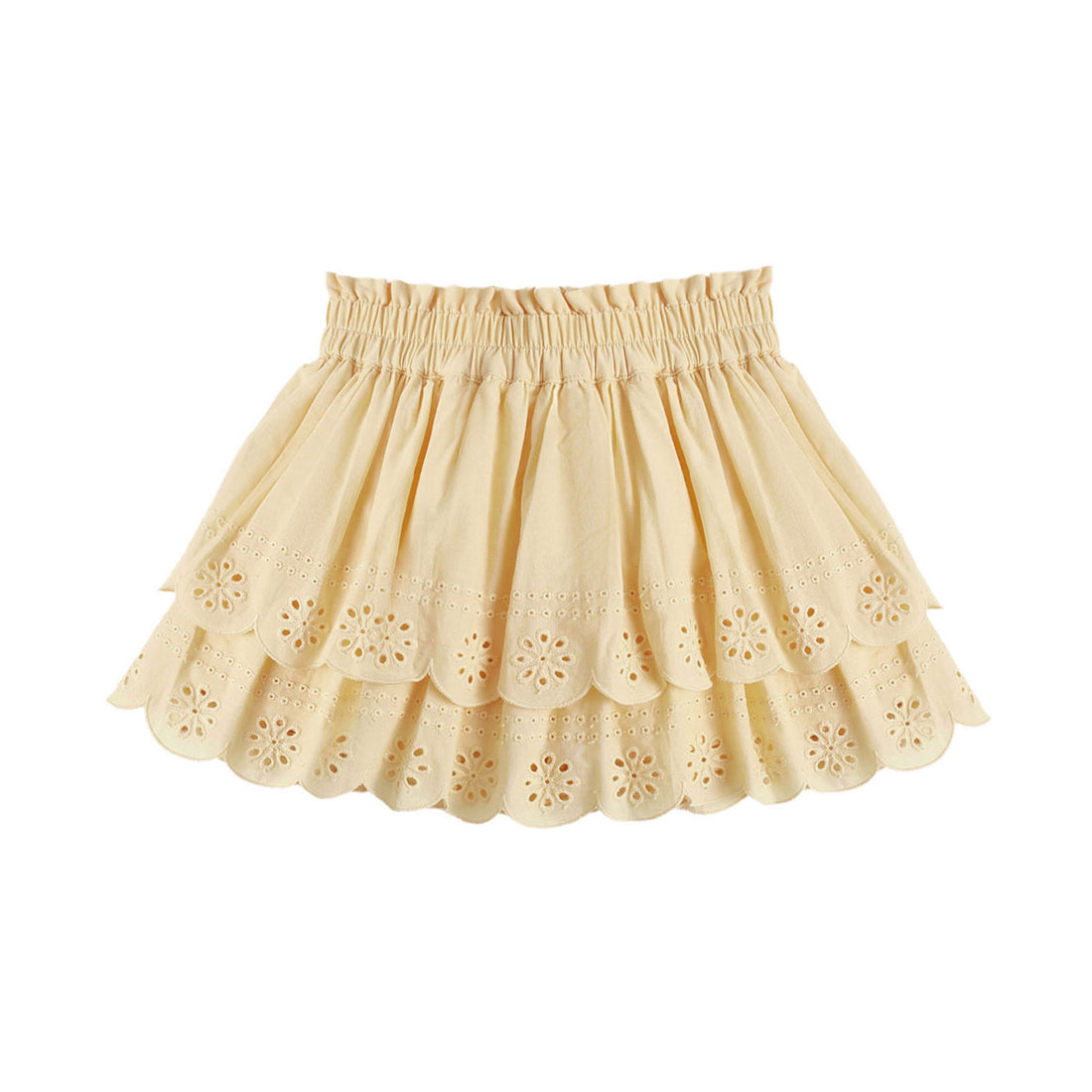 Rylee and Cru Lemon Rose Mini Skirt