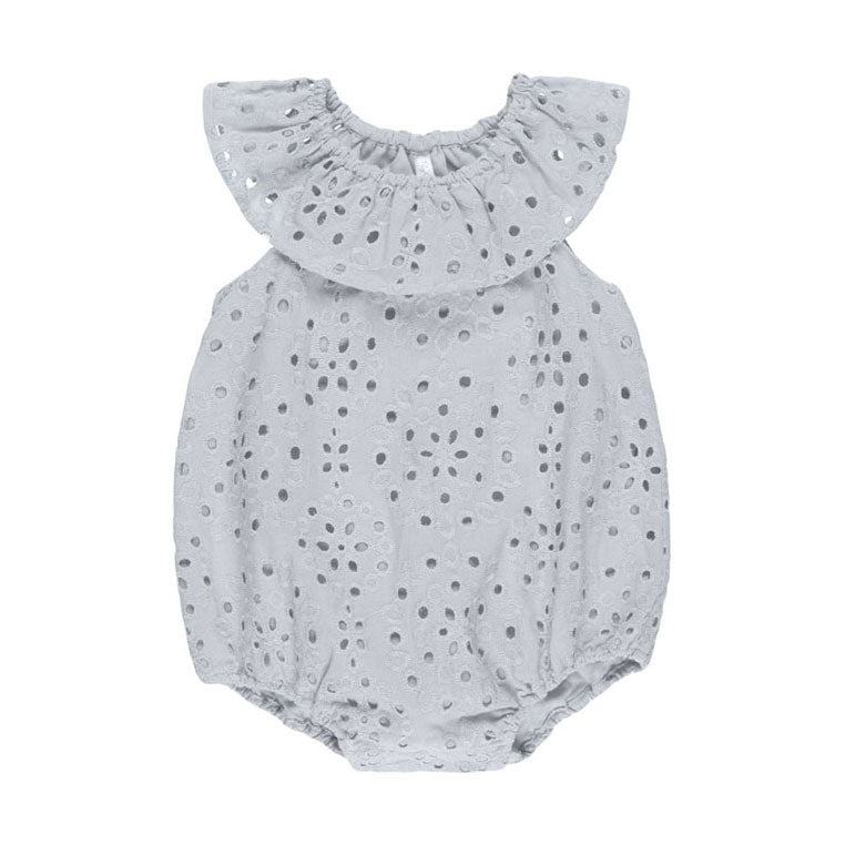 Rylee and Cru Light Blue Myla Romper