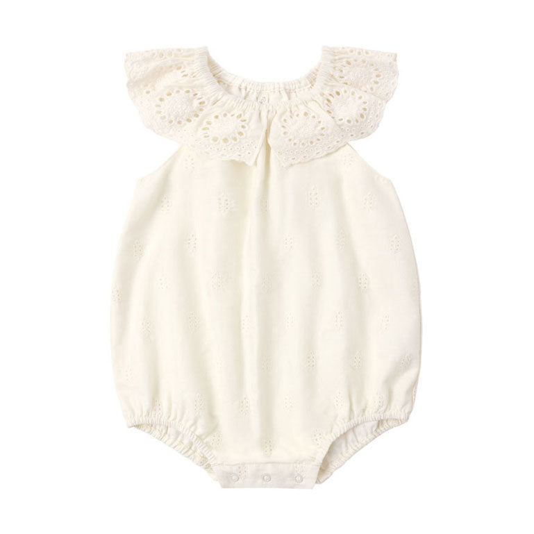 Rylee and Cru  Ivory Myla Romper