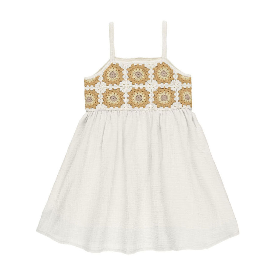 Rylee and Cru Marigold Daisy Crochet Sun Dress